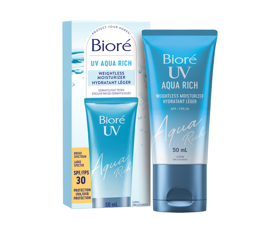 Bioré UV Aqua Rich hydratant léger FPS 30, 50 ml Bioré Hydratant Jean Coutu