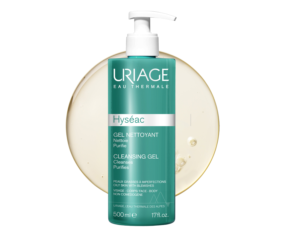 Hyséac gel nettoyant, 500 ml – Uriage : Nettoyant | Jean Coutu