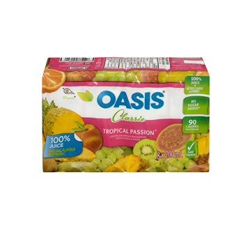 Image 3 du produit Oasis - Jus passion tropicale, 8 x 200 ml