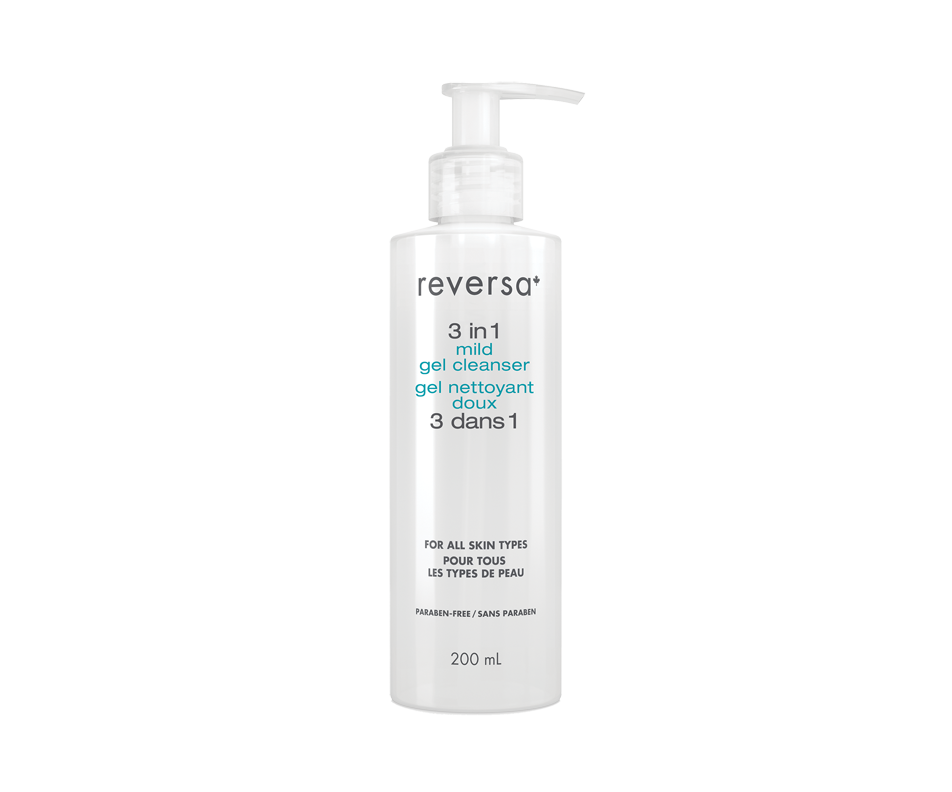 Gel nettoyant doux 3 dans 1, 200 ml – Reversa  