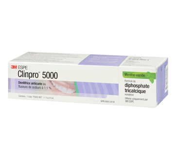 Dentifrice anticarie au fluorure de sodium, 113 g, menthe-vanille