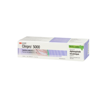 Image 4 du produit Clinpro 5000 - Dentifrice anticarie au fluorure de sodium, 113 g, menthe-vanille