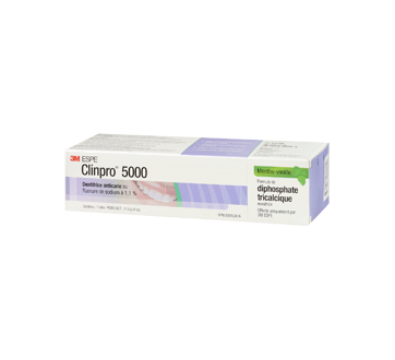 Image 4 du produit Clinpro 5000 - Dentifrice anticarie au fluorure de sodium, 113 g, menthe-vanille