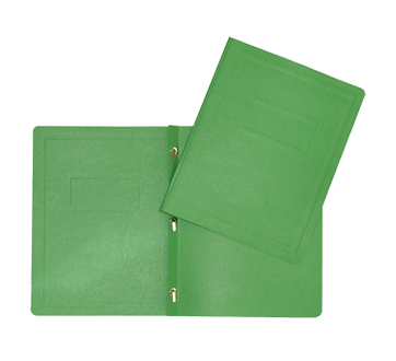 Couverture de rapport 11 1/2 po x 9 1/8 po, 1 unité, vert