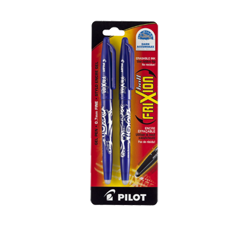 Frixion Ball stylo gel effaçable, 2 unités, bleu