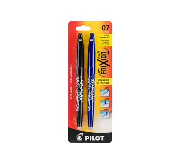 Frixion Ball stylo gel effaçable, 2 unités – Pilot : Instruments d'écriture