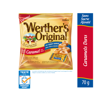 Bonbons durs au caramel sans sucre ajouté, 70 g