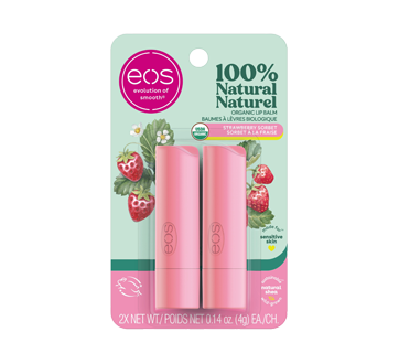 Smooth Stick baume à lèvres, 2 x 4 g, sorbet à la fraise
