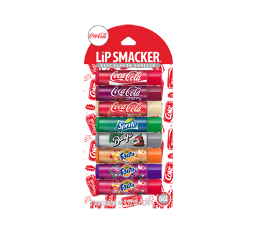 Coca Cola ensemble de baumes pour les lèvres, 8 unités