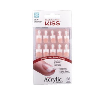 Ongles Salon Acrylic French 28 Unités