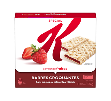 Special K barres croquantes aux fraises, 125 g