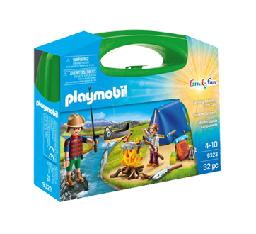 Image du produit Playmobil - Campeurs valisette, 1 unité