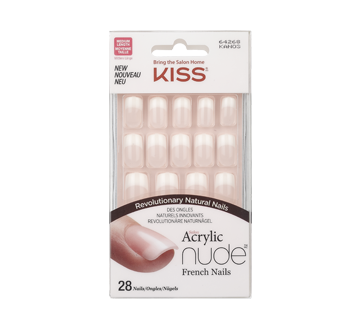 Image du produit Kiss - Ongles Salon Acrylic Nude, 28 unités
