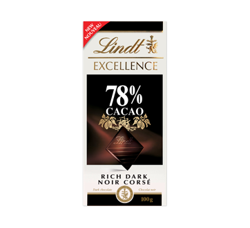 Excellence chocolat noir 78 % cacao, 100 g