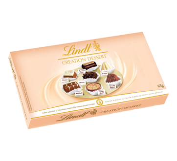 Création Dessert boîte-cadeau de chocolats assortis, 65 g – Lindt : Boite