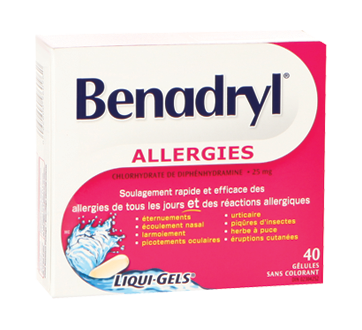 Image du produit Benadryl - Benadryl Allergies Liqui-Gels, 40 unités