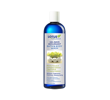 Gel-bain moussant menthe poivrée et eucalyptus globulus, 360 ml