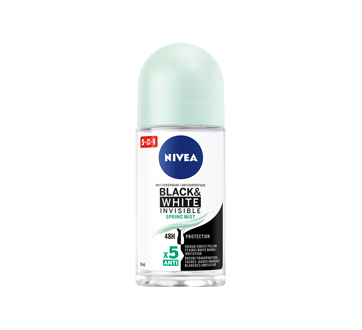 Image du produit Nivea - Invisible for Black & White antisudorifique et déodorant à bille, 50 ml, Spring Mist