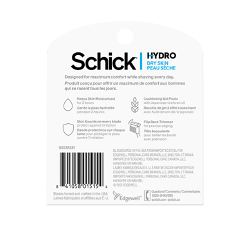Image 2 du produit Schick - Hydro cartouches de lames pour peaux sèches, 8 unités