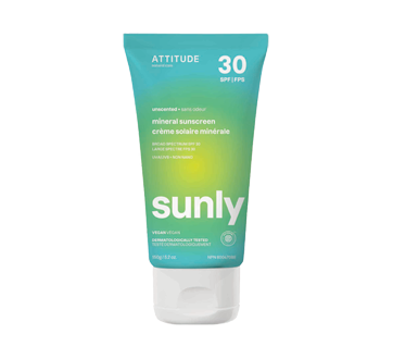 Crème solaire minérale FPS 30, 150 g, sans fragrance