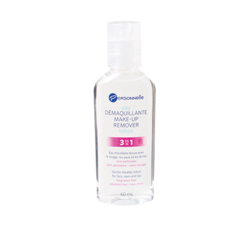 Eau démaquillante 3 en 1, non parfumée, 60 ml