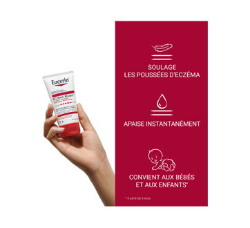 Image 2 du produit Eucerin - Eczema Relief traitement des poussées pour visage et corps pour peau sujette à l'eczéma, 57 g