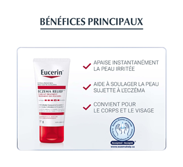 Image 4 du produit Eucerin - Eczema Relief traitement des poussées pour visage et corps pour peau sujette à l'eczéma, 57 g