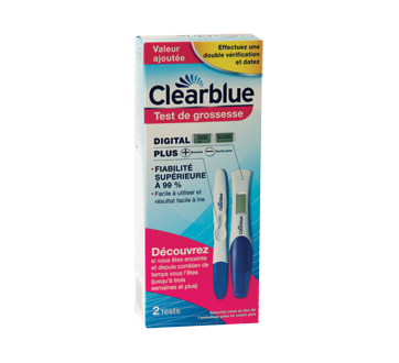 Image 2 du produit Clearblue - Test de grossesse emballage duo, 2 unités