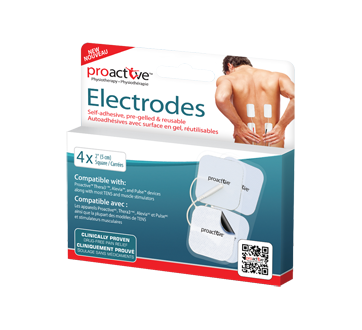 Électrodes autoadhésives, 5 cm, carées
