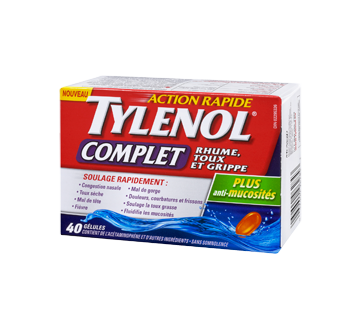 Image 3 du produit Tylenol - Tylenol Complet Rhume, Toux et Grippe, 40 unités