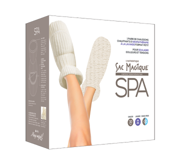 Image du produit Sac Magique - Spa chaussons chauffants d'aromathérapie, 1 unité, lavande, petit