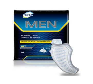 Image 2 du produit Tena - Coquilles absorbantes pour hommes contre l'incontinence absorption moyenne, 48 unités