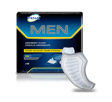 Image 2 du produit Tena - Coquilles absorbantes pour hommes contre l'incontinence absorption moyenne, 48 unités