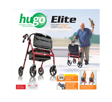 Ambulateur Elite, 1 unité, rouge