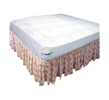 Protège-matelas en vinyle, modèle à fermeture éclair, king