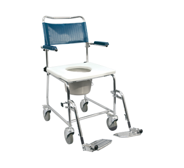 Chaise d'aisance Invacare avec bras rabattables