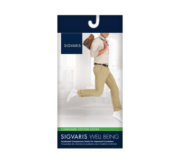 Coton coussiné pour hommes 182 , Jarret, taille B, noir