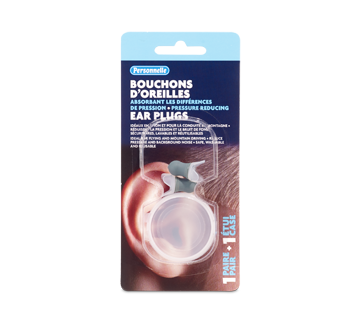 Bouchons d'oreilles absorbant les différences de pression, 1 unité –  Personnelle : Lingettes, bouchons et autres