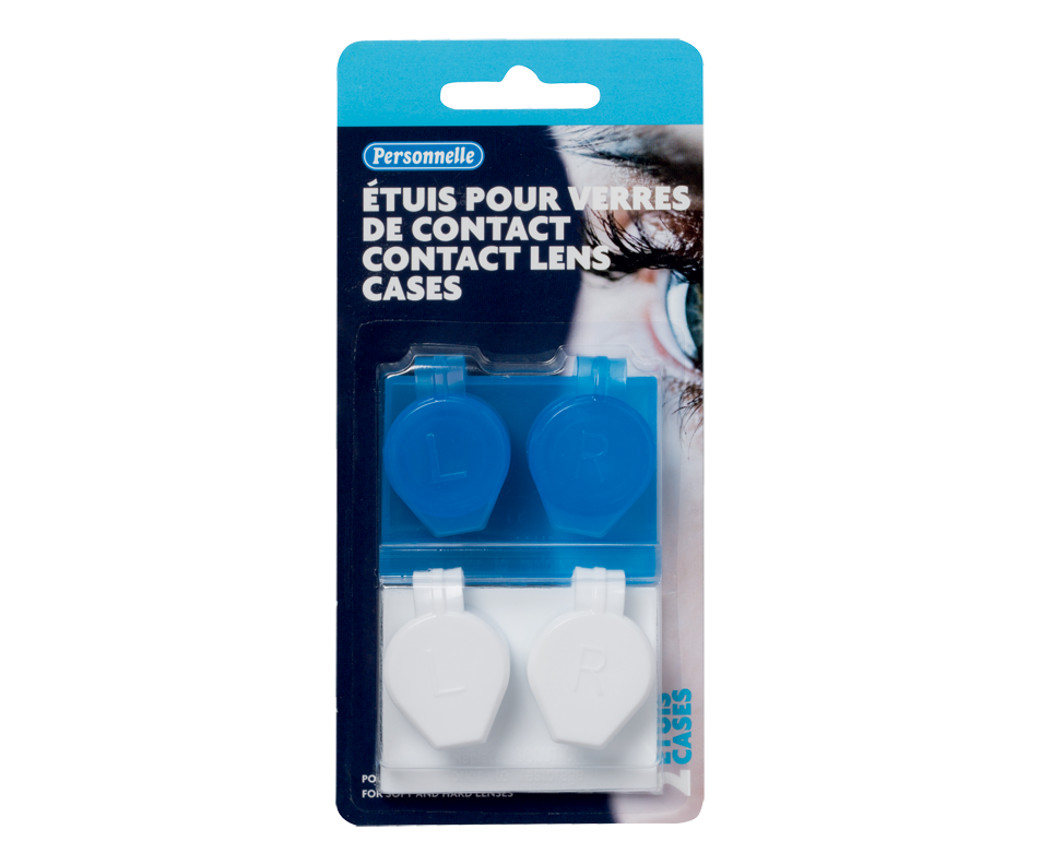 Étuis pour verres de contact, 2 unités Personnelle Accessoires pour