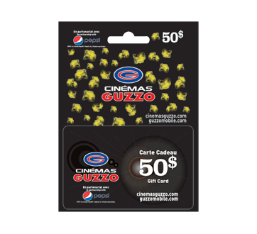 Carte-cadeau Guzzo de 50 $, 1 unité