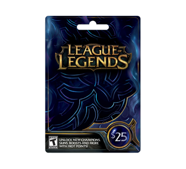 Image du produit Incomm - Carte de jeu League of legends de 25 $, 1 unité