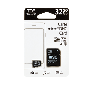 Carte microSDHC, 1 unité, 32 Go