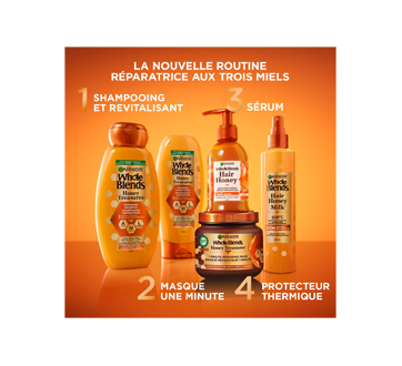 Image 7 du produit Garnier - Whole Blends Trésors de miel shampooing réparateur, 370 ml
