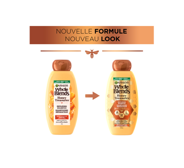 Image 9 du produit Garnier - Whole Blends Trésors de miel shampooing réparateur, 370 ml