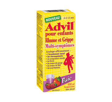 Image du produit Advil - Advil Enfants rhume & grippe, multi-symptômes, 100 ml, baies