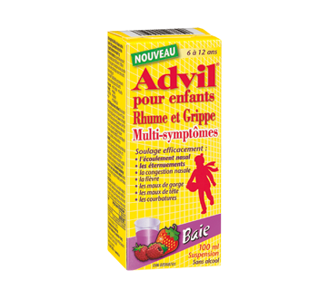 Advil Enfants Rhume Grippe Multi Symptomes 100 Ml Baies Advil Ibuprofene Pour Enfants Jean Coutu