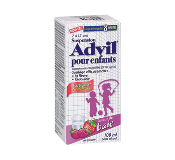Advil Suspension Pour Enfants Sans Colorant 100 Ml Baie Advil Ibuprofene Pour Enfants Jean Coutu