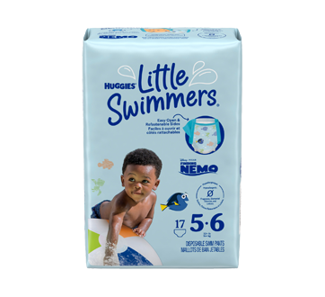 Image du produit Huggies - Maillots de bain jetables Little Swimmers, 17 unités, grand