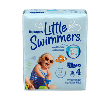 Little Swimmers maillots de bain jetables, 18 unités, moyen