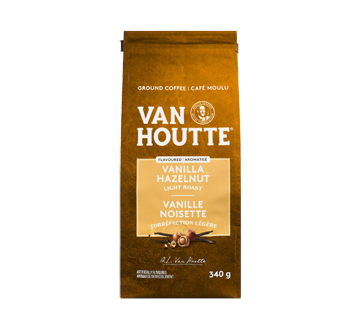 Café moulu, vanille noisette, 340 g